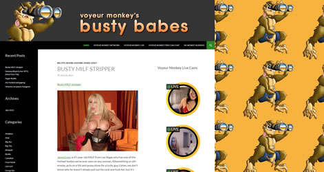 Voyeur Monkey Busty Babes